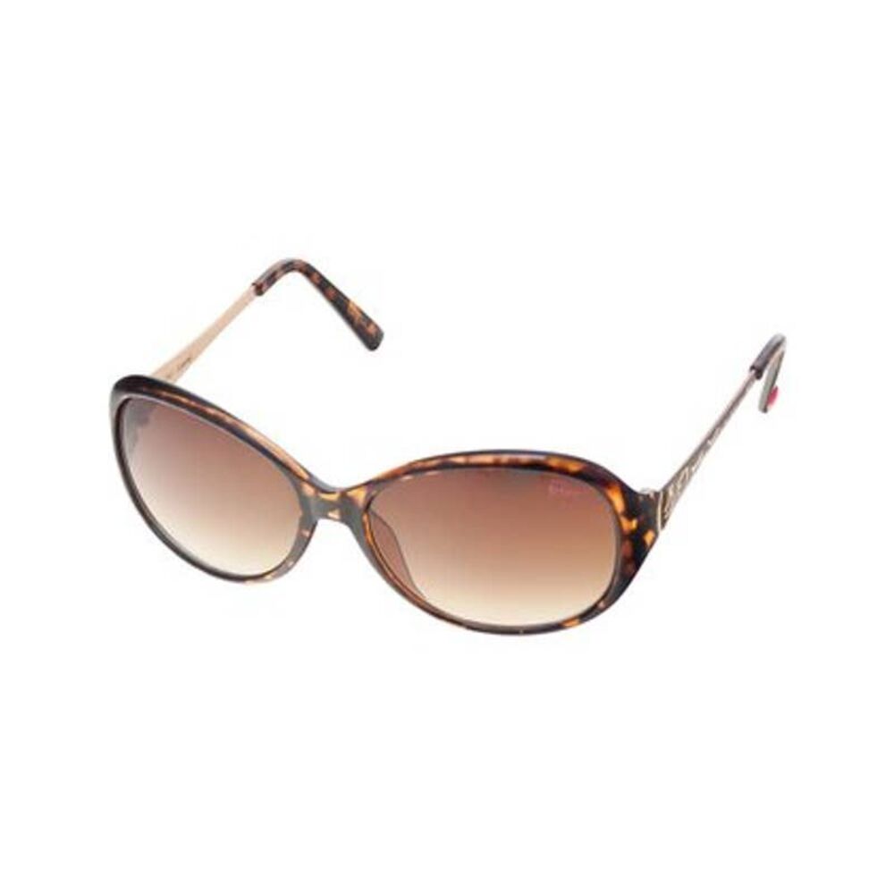 Betsey Johnson Tortoise & Brown Gradient Rounded Cat-Eye Sunglasses